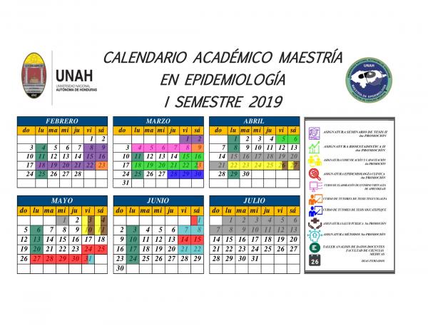 Calendario Academico Maestria 2019